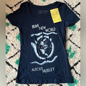 NWT Out of Print Scoop Neck Tee | S